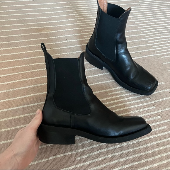 Ganni square toe Chelsea boot - Picture 3 of 7